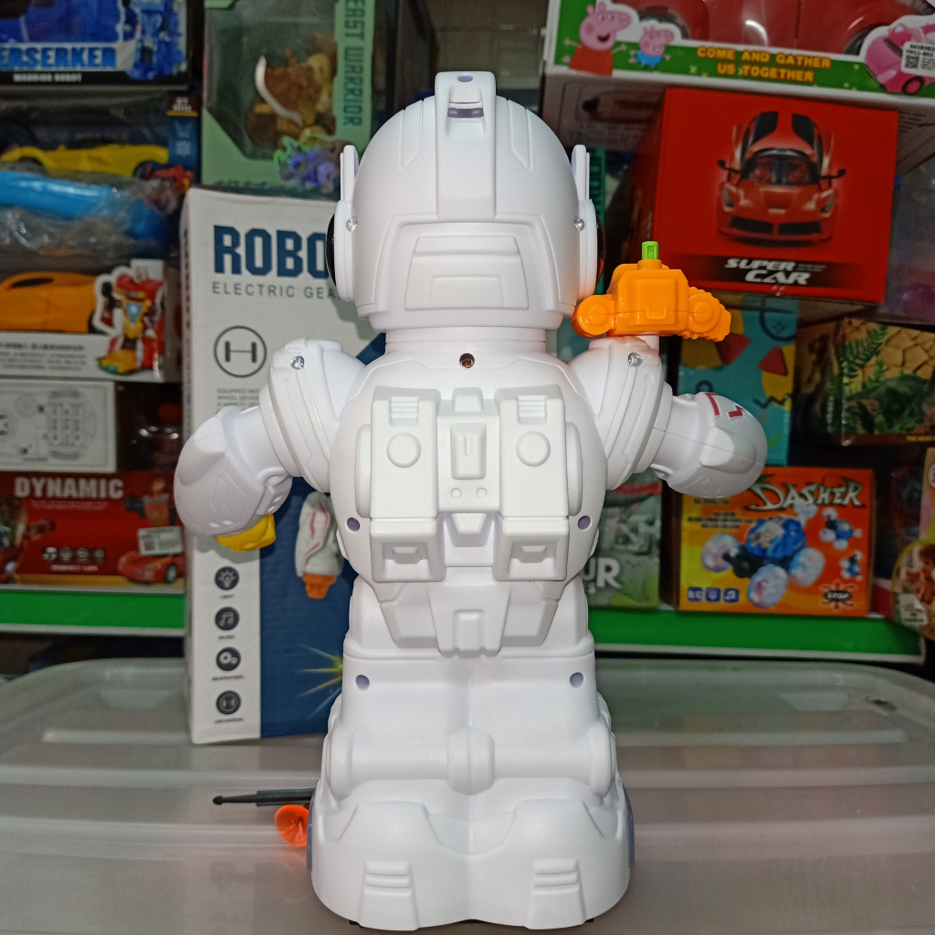 Đồ chơi robot chất lượng cao có đèn có nhạc di chuyển cảm ứng né vật cản quà tặng sinh nhật ý nghĩa cho bé trai bé gái