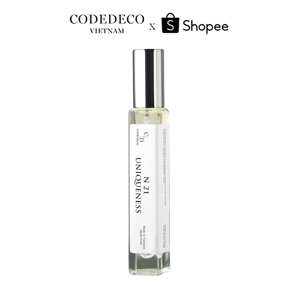 Tinh dầu thơm CODEDECO N21 Uniqueness độc đáo, bí ẩn - 10ml