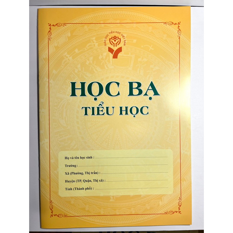 Học Bạ tiểu học lớp 4-5 theo TT 22/2016/TT-BGDĐT.