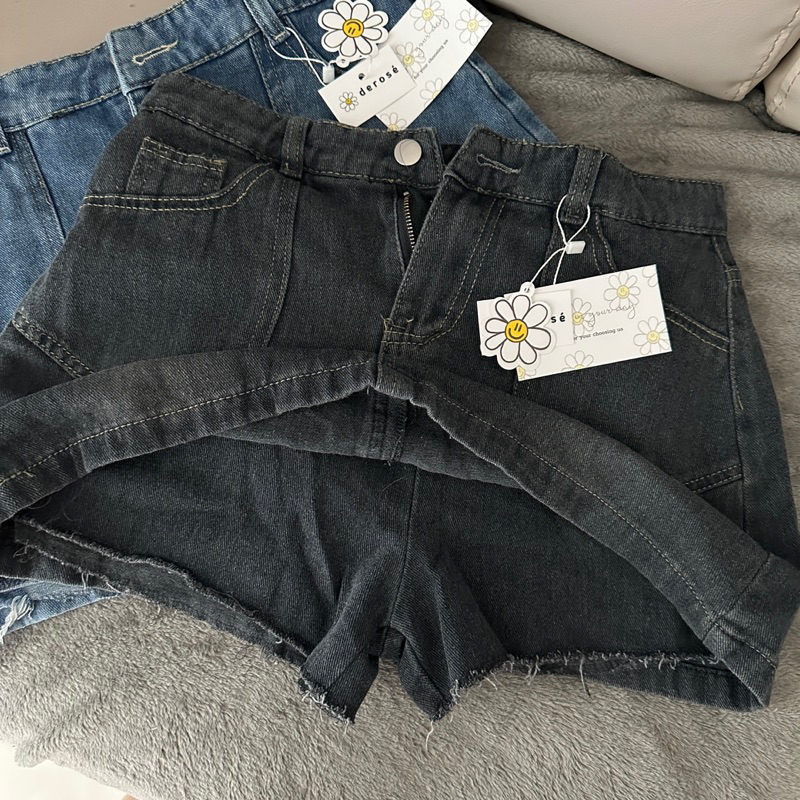 POINTED JEAN DEROSE SKIRT - Váy jean kèm quần bên trong (2 màu) | BigBuy360 - bigbuy360.vn