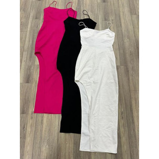 D80 đầm body xẻ đùi lớn f21