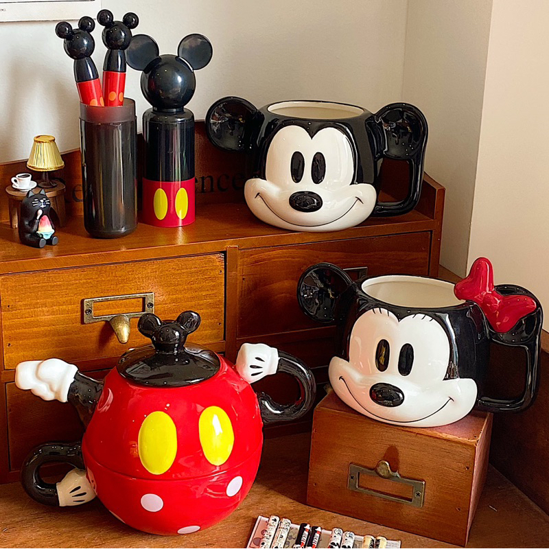 Set ấm tách trà ly Mickey - Minine