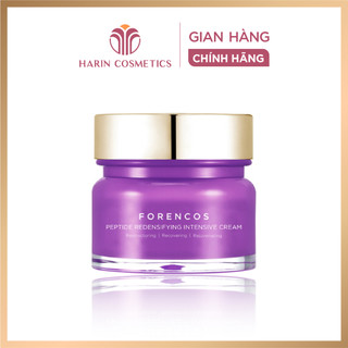 Kem dưỡng trắng da ban đêm Forencos Peptide 50g màu tím giảm nhăn, chống lão hóa - Harin Cosmetics