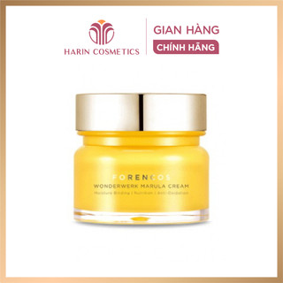 Kem dưỡng trắng da ban đêm Forencos Wonderwerk Marula Tone Up Cream 50ml màu vàng giảm nám sạm da - Harin Cosmetics
