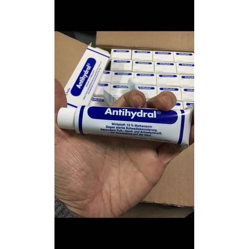 Antihydral Kem Bôi Ngăn Mồ Hôi Nách, Mồ Hôi Tay Chân nội địa Đức - Bill Đức - Antihydral Cream - Antihydral Spray