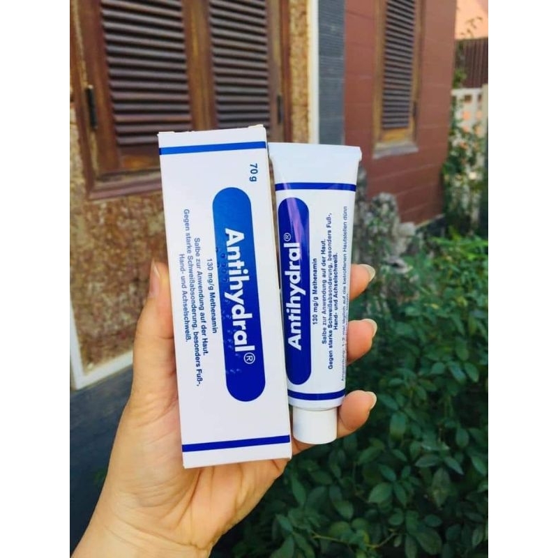 Antihydral Kem Bôi Ngăn Mồ Hôi Nách, Mồ Hôi Tay Chân nội địa Đức - Bill Đức - Antihydral Cream - Antihydral Spray