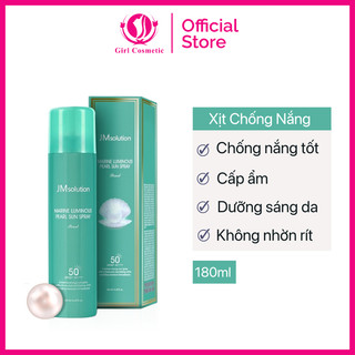 Xịt chống nắng toàn thân JM Solution Marine Luminous Pearl Sun Spray SPF50+ /PA +++ 180ml