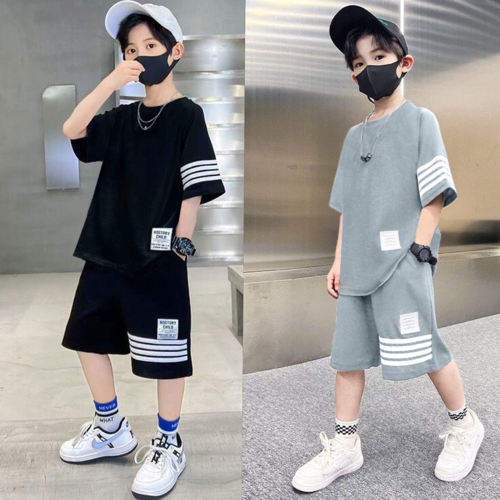 Set đồ bé trai 15-45kg, quần áo bé trai 4-15 tuổi VOCAL2 phong cách hàn quốc , vải mềm mát thấm hút mồ hôi,hàng may kĩ