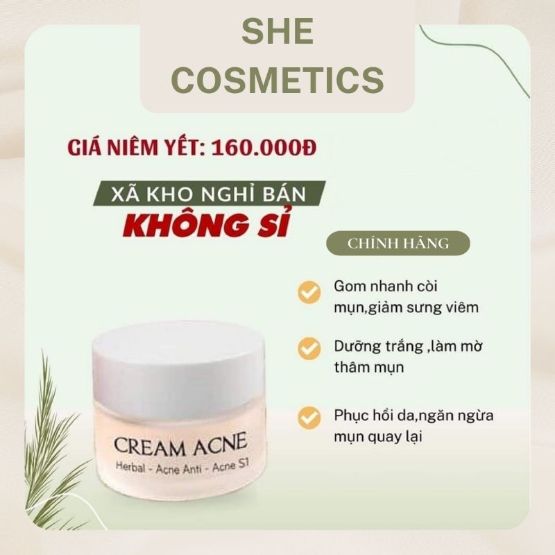 Kem Mụn Trắng Da S1 Tatu 10g