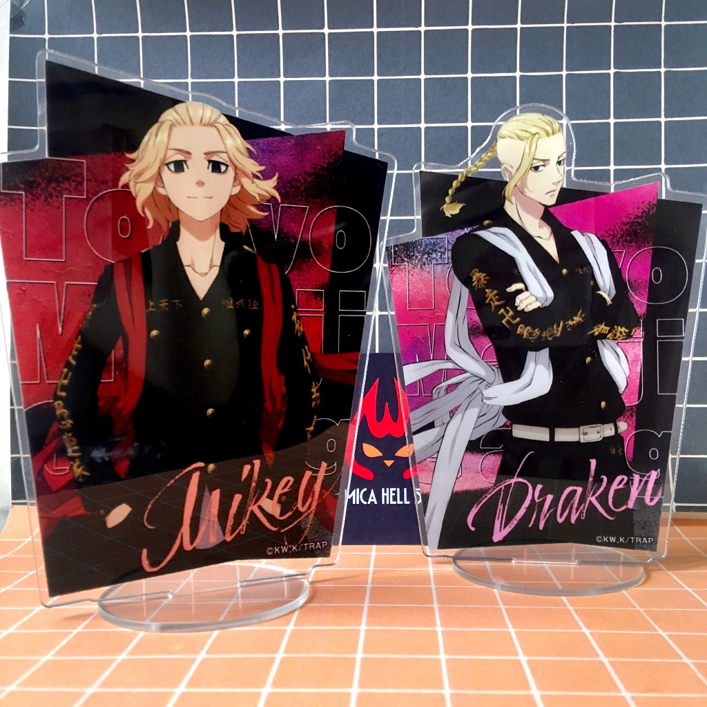 Standee Mica 15cm Tượng Mica Tokyo Revengers Standee Acrylic Anime Manga Tokyo Revengers Khung Phong Cách SD2