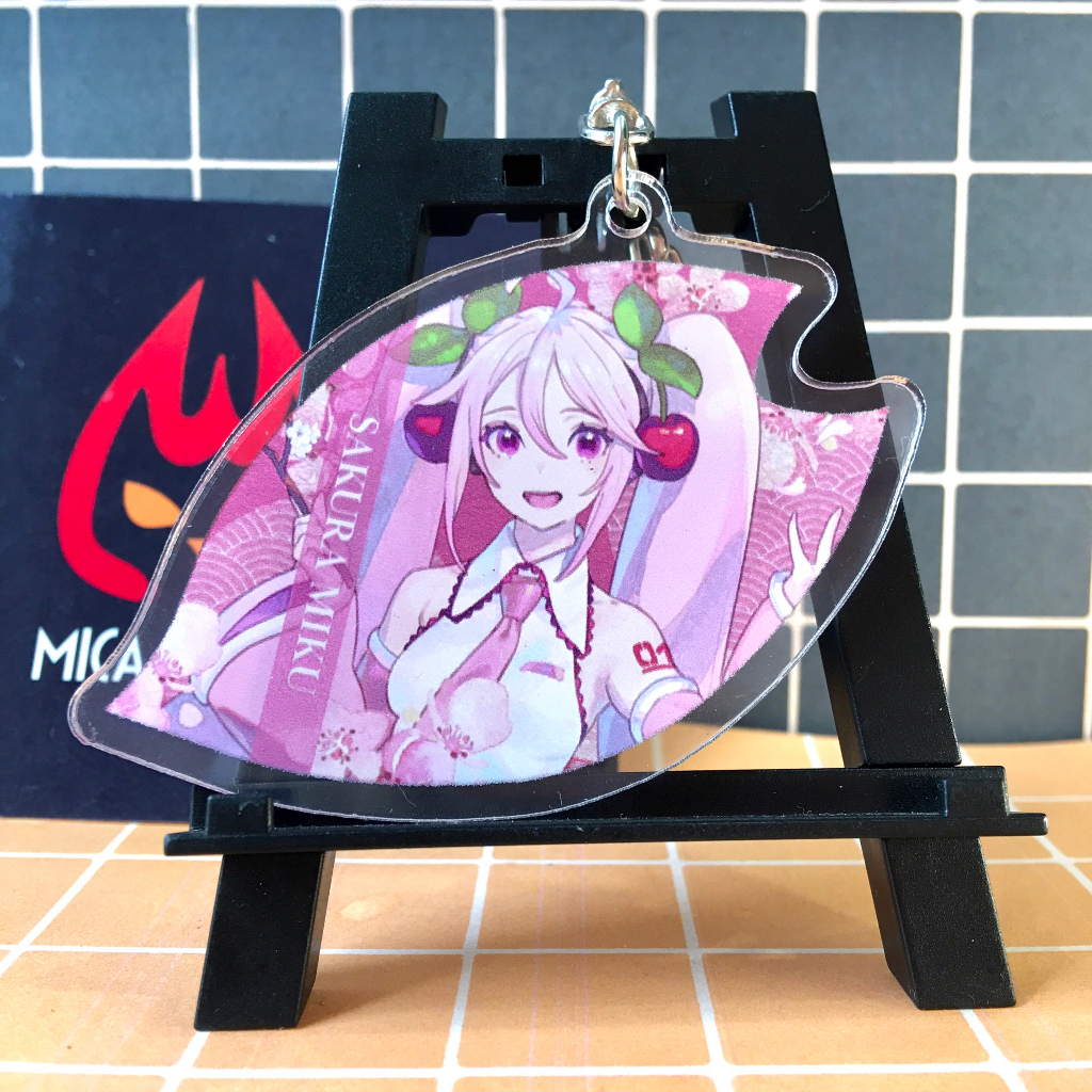 Móc Chìa Khóa Hatsune Miku Vocaloid Keychain Acrylic KC07