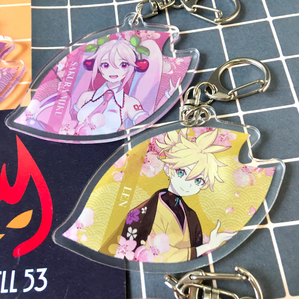 Móc Chìa Khóa Hatsune Miku Vocaloid Keychain Acrylic KC07