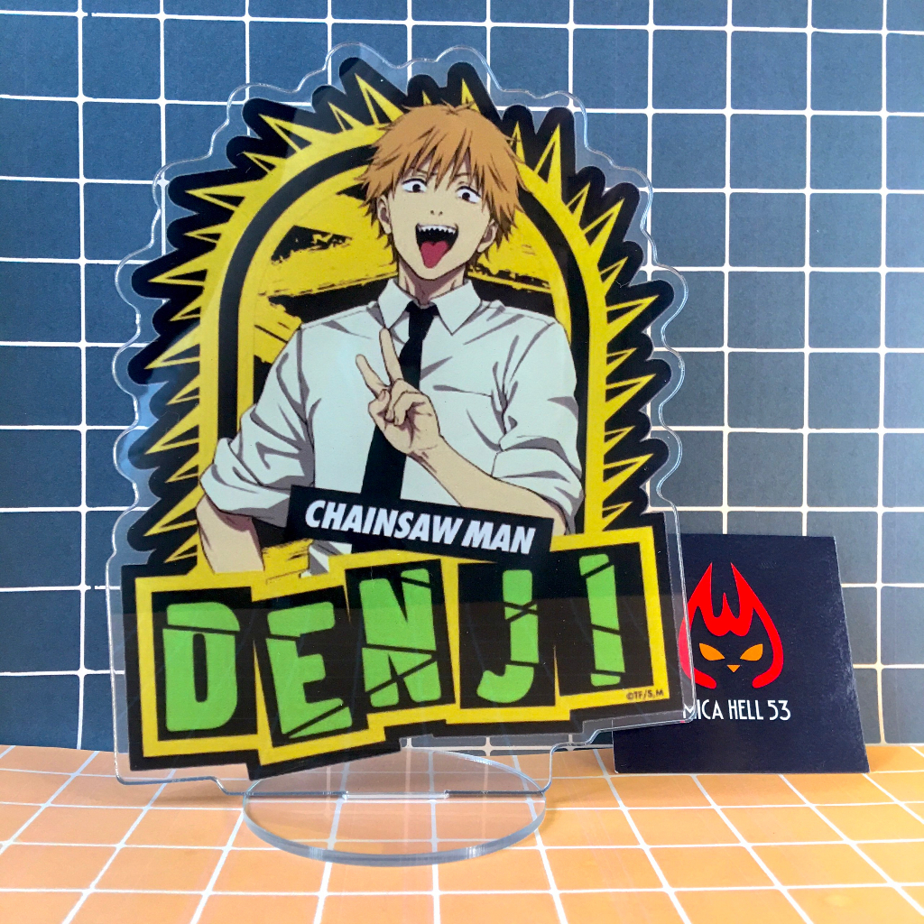 Standee Mica 15cm Tượng Mica Anime Chainsaw Man Standee Acrylic Khung Phá Cách SD7