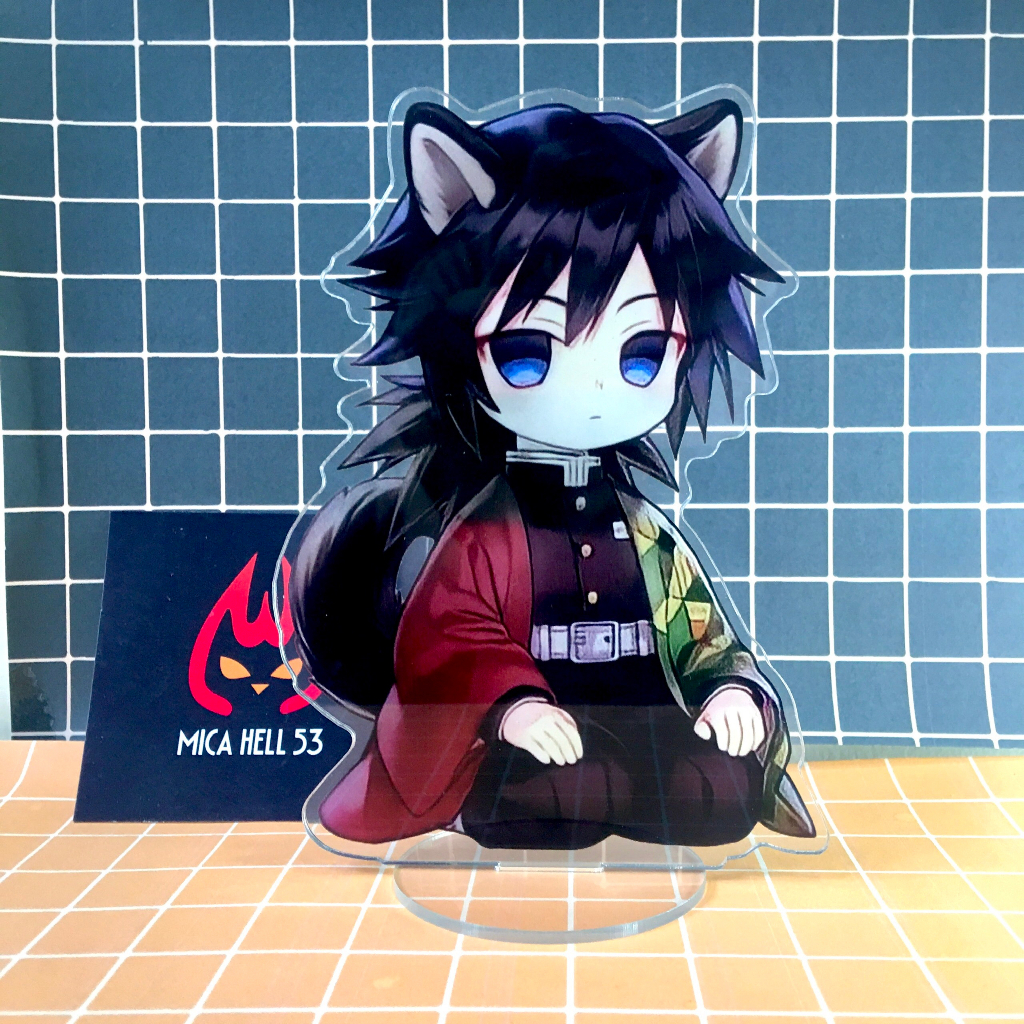 Standee Anime Kimetsu No Yaiba Standee Acrylic Anime Demon Slayer Thanh Gươm Diệt Quỷ Động Vật Set SD1