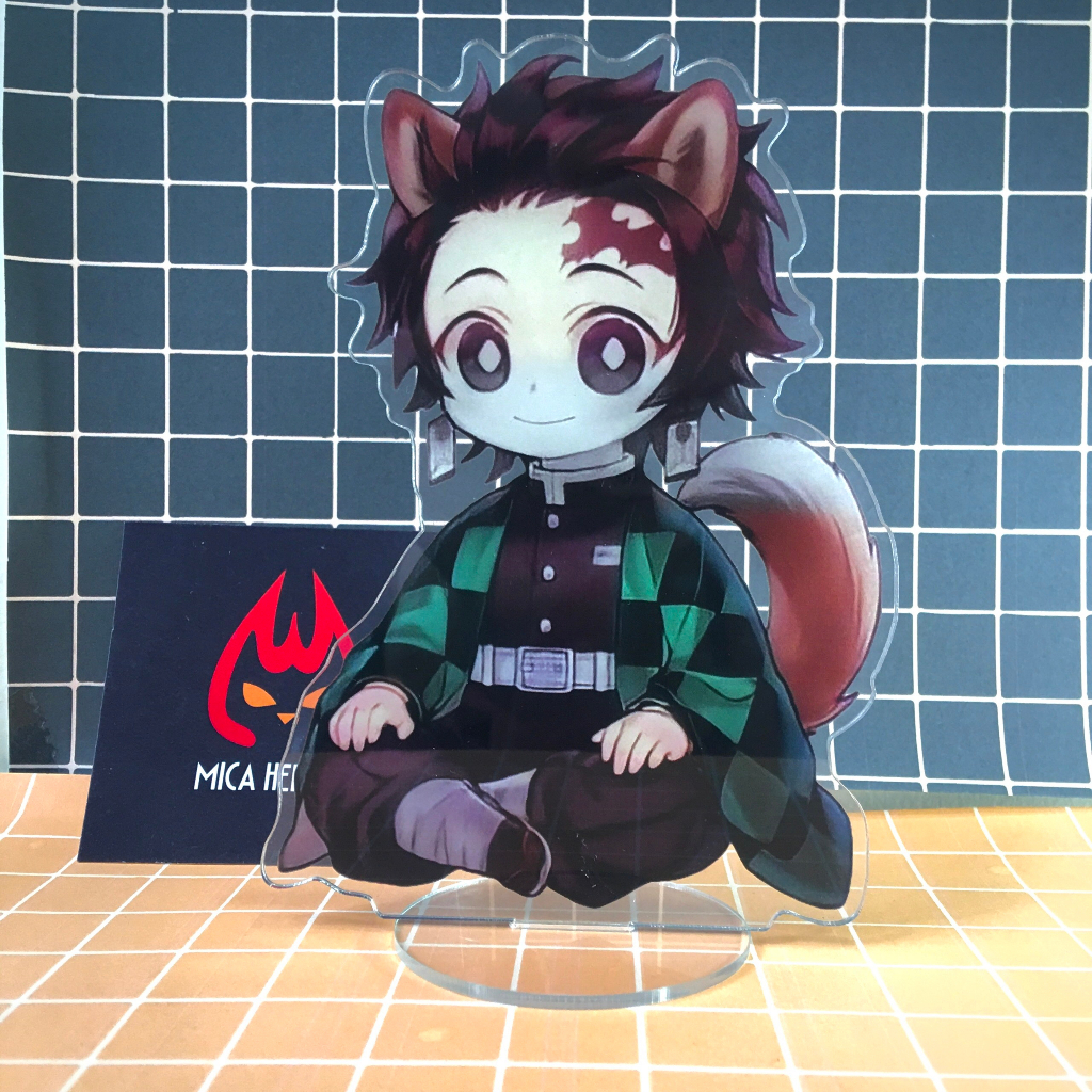 Standee Anime Kimetsu No Yaiba Standee Acrylic Anime Demon Slayer Thanh Gươm Diệt Quỷ Động Vật Set SD1