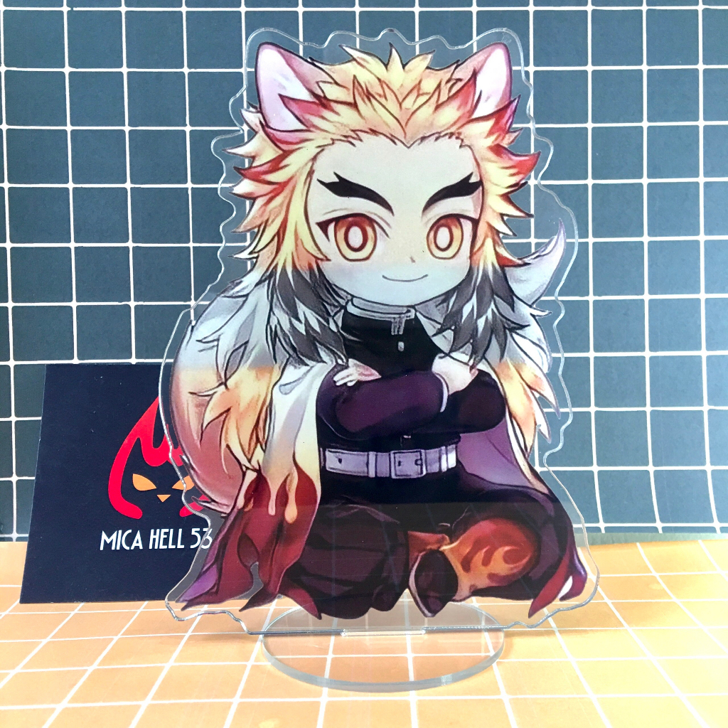 Standee Anime Kimetsu No Yaiba Standee Acrylic Anime Demon Slayer Thanh Gươm Diệt Quỷ Động Vật Set SD1