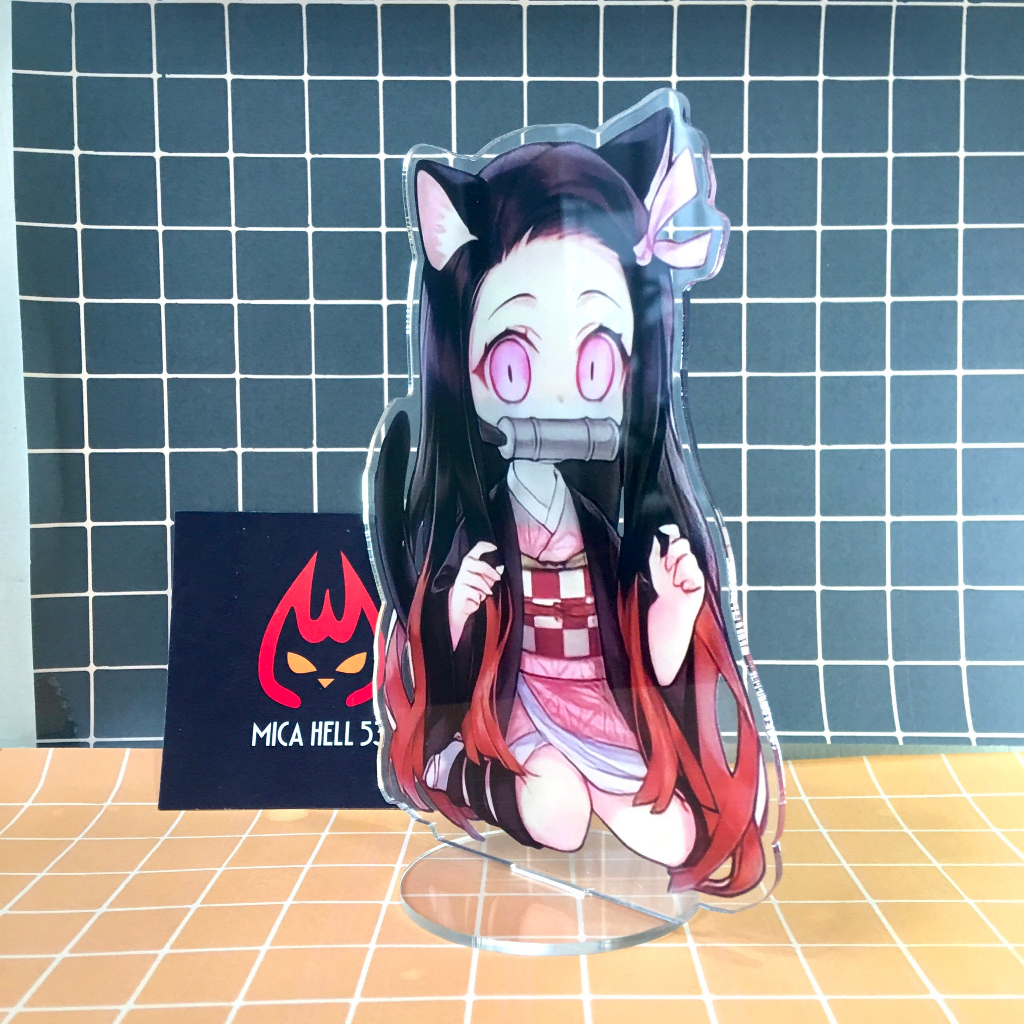 Standee Anime Kimetsu No Yaiba Standee Acrylic Anime Demon Slayer Thanh Gươm Diệt Quỷ Động Vật Set SD1