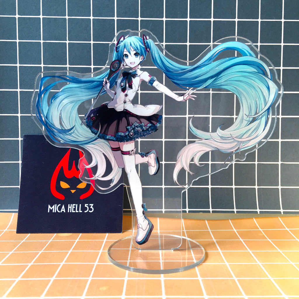 Standee Mica 15cm Tượng Mica Hatsune Miku Vocaloid Standee Acrylic Anime Manga Vocaloid SD10
