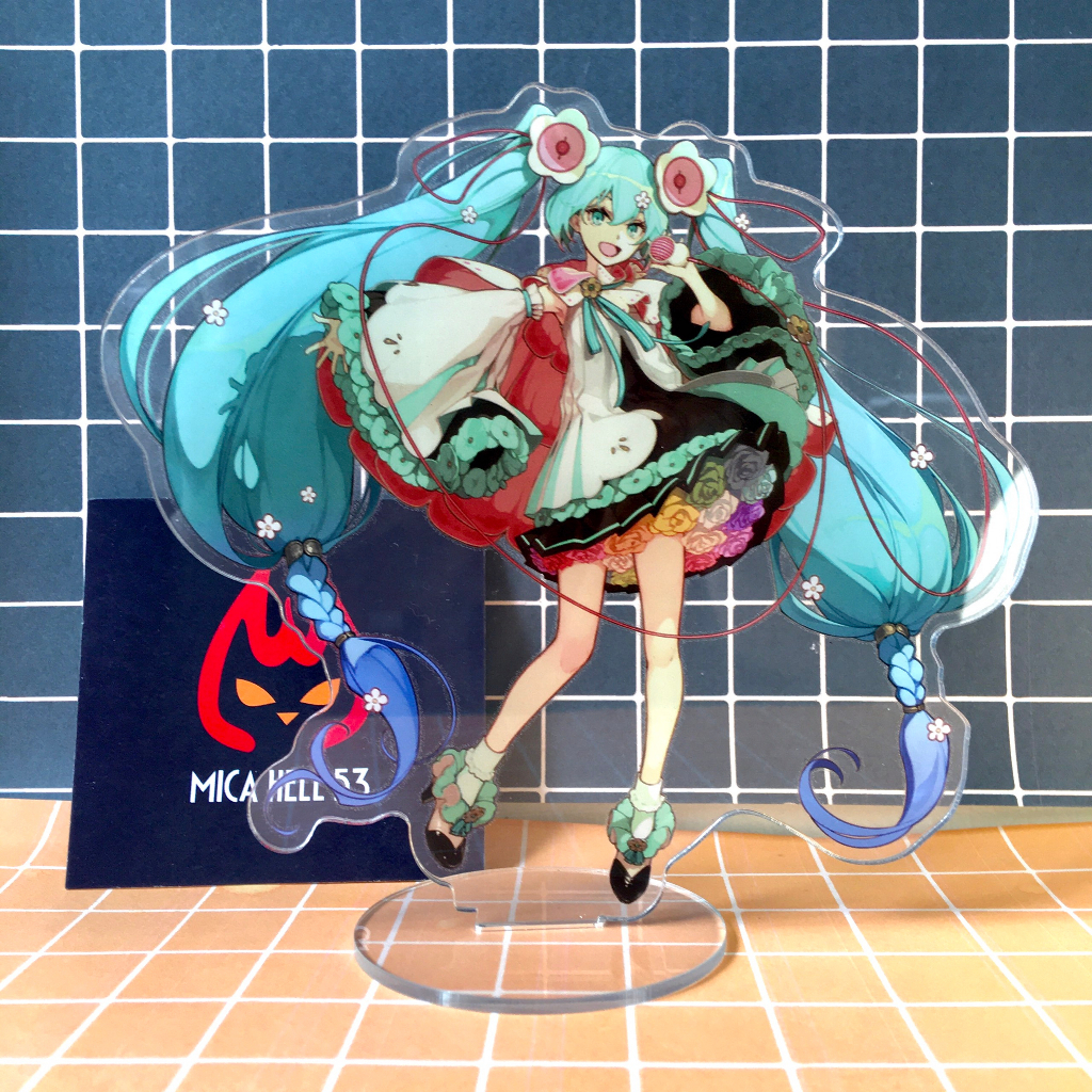 Standee Mica 15cm Tượng Mica Hatsune Miku Vocaloid Standee Acrylic Anime Manga Vocaloid SD10