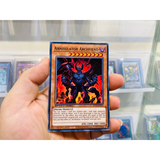 Thẻ bài yugioh! mã sgx3-ene11 - annihilator archfiend - common - 1st edition