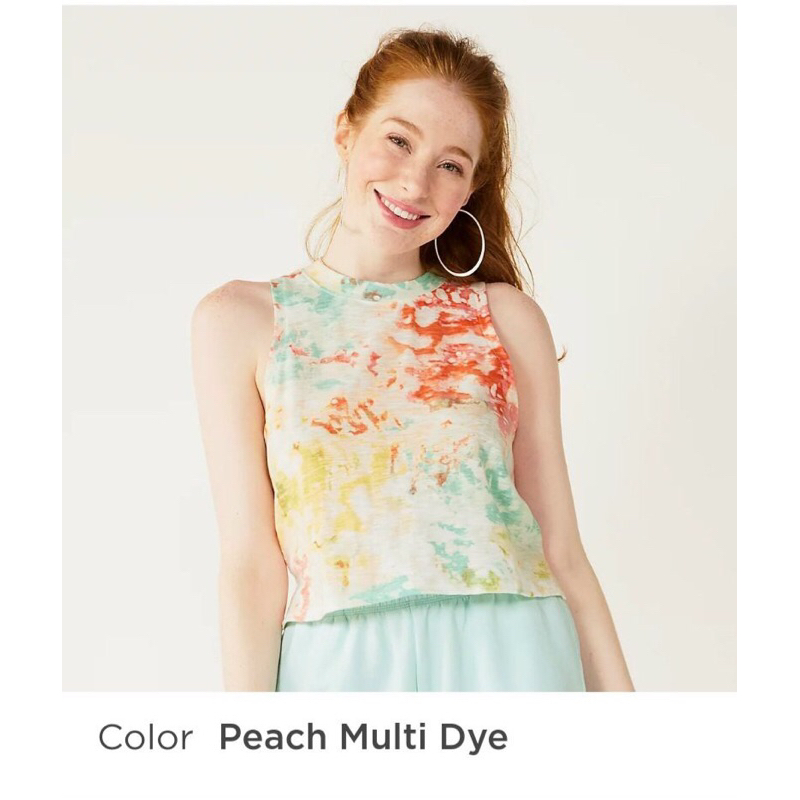 Áo tanktop loang màu