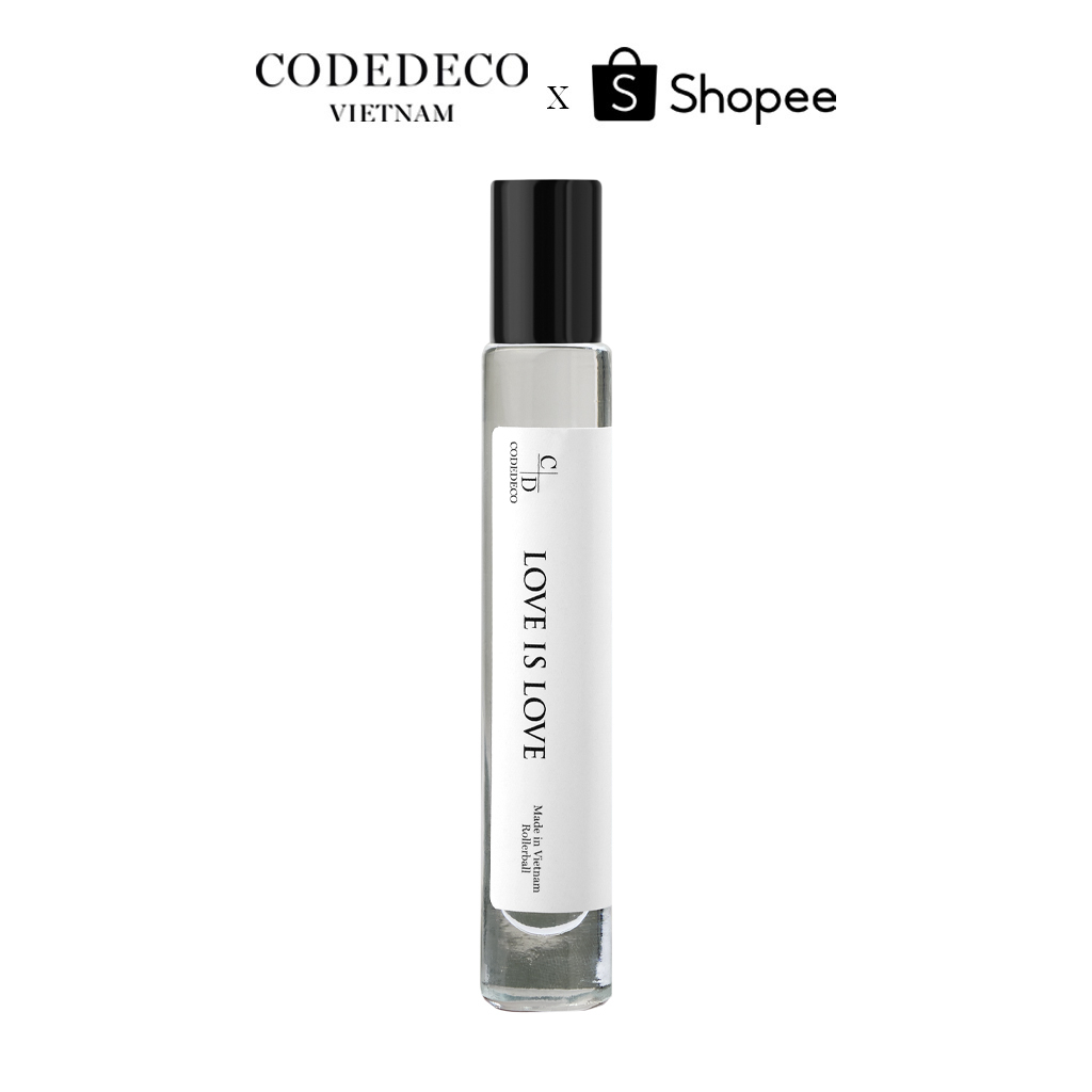 Tinh dầu thơm CODEDECO Love Is Love dạng lăn ấm áp, tinh tế  - 10ml