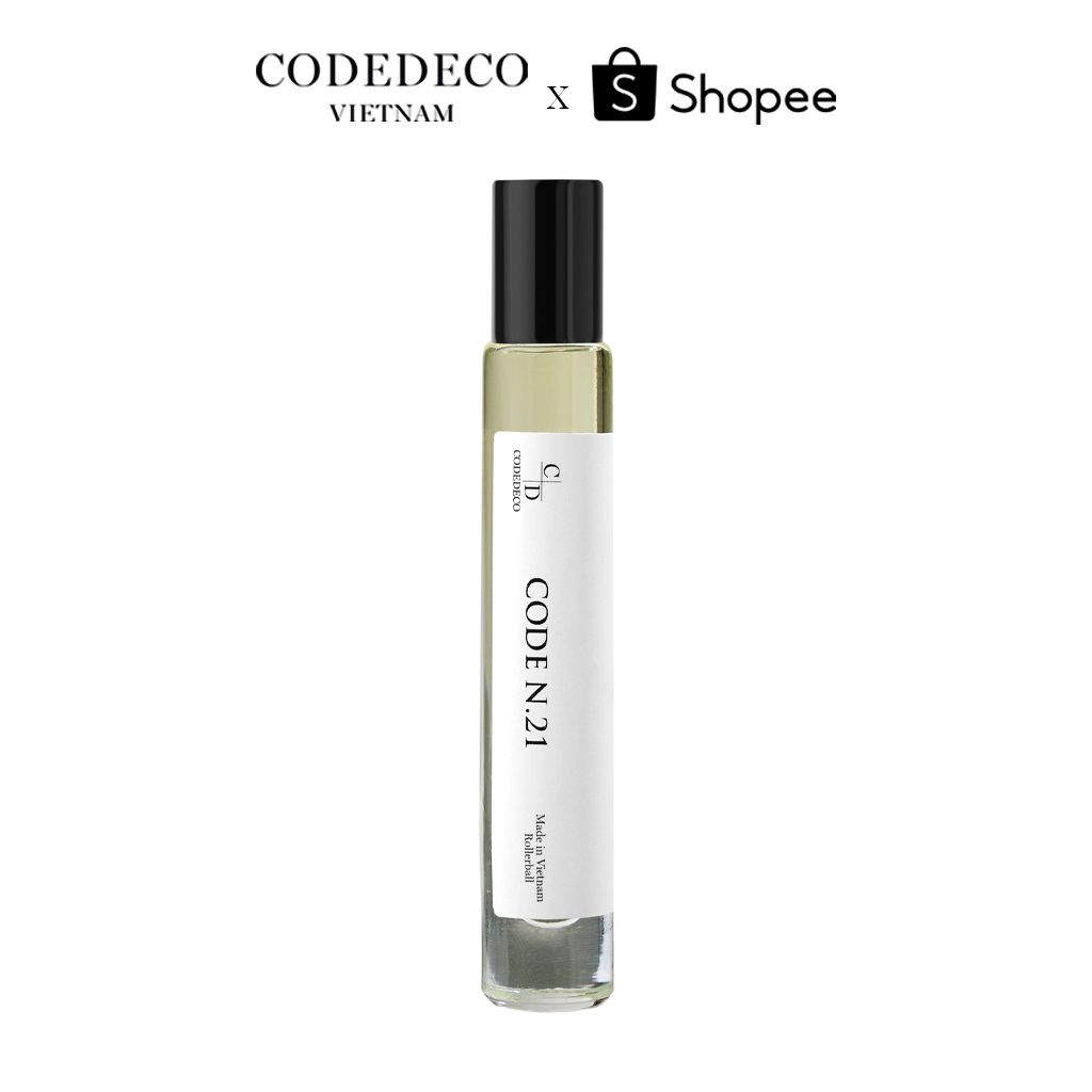 Tinh dầu thơm CODEDECO N.21 dạng lăn thanh lịch, năng động - 10ml