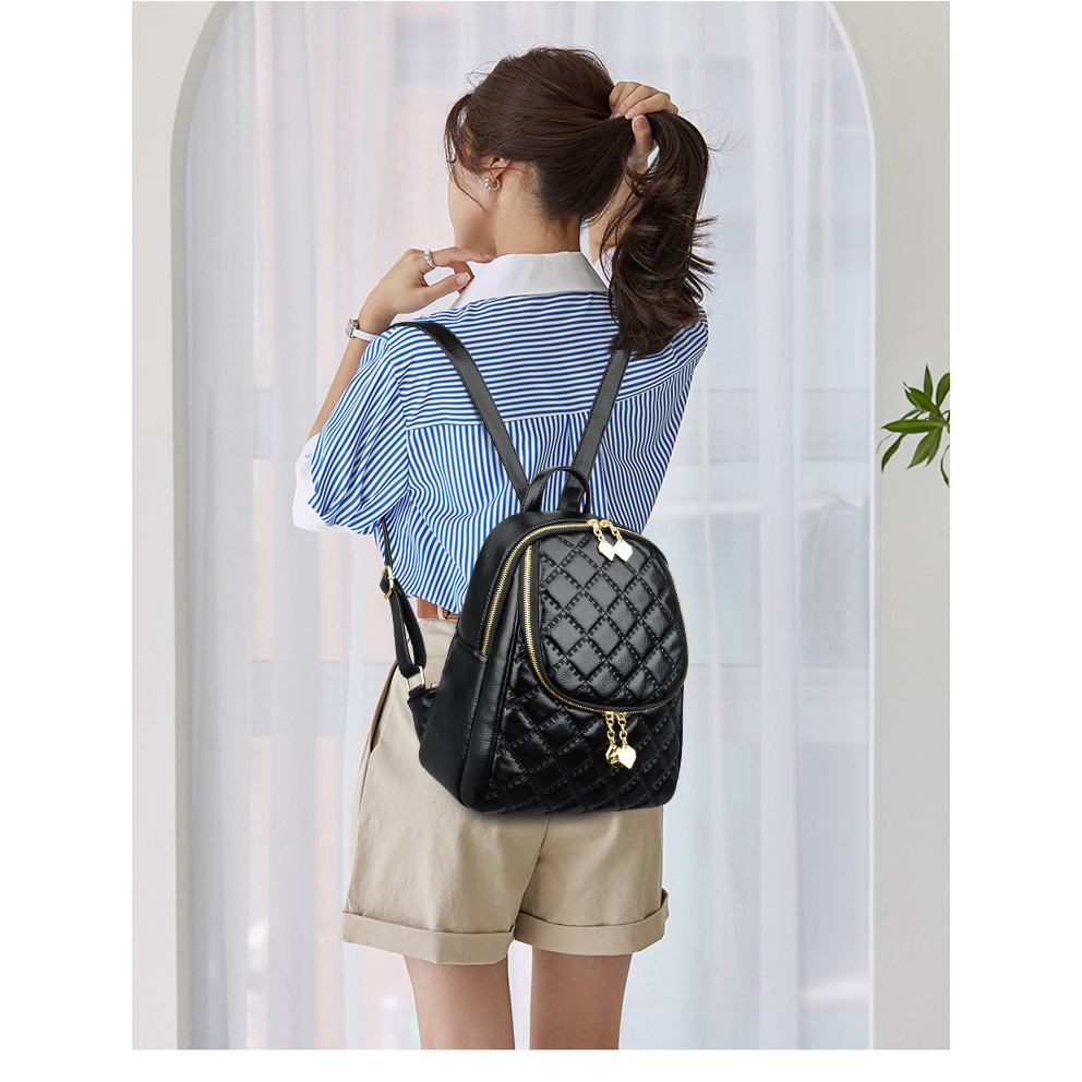 Balo da chần ô trám thời trang BMV0455