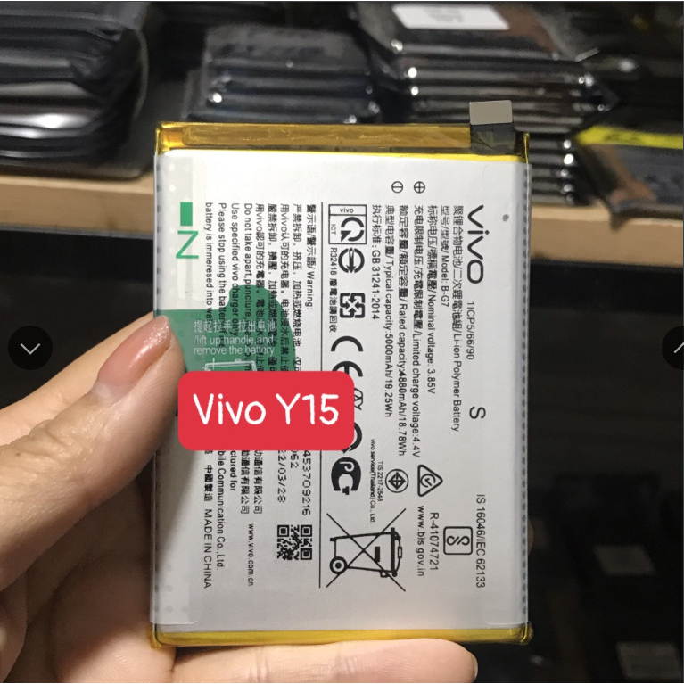 Pin vivo B-G7 / Y3 / Y11 / Y12 / Y15 / Y17 / U10 dung lượng 5000mAh