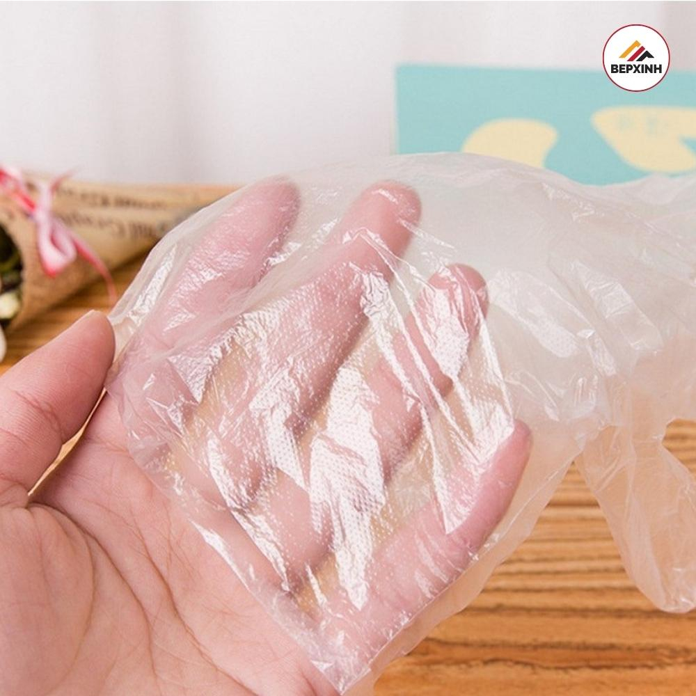 Hộp 200 bao tay nilong sử dụng 1 lần, vô cùng tiện dụng tiện lợi