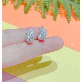 Bông tai bạc thời trang chất liệu bạc s925 MS085d