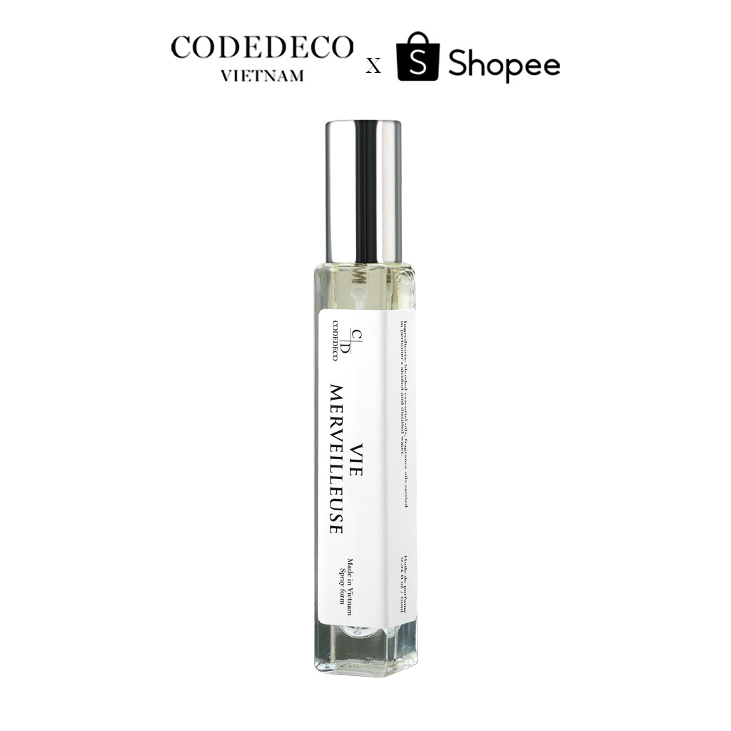 Tinh dầu thơm CODEDECO Vie Merveilleuse nhẹ nhàng, tinh tế, ngọt ngào - 10ml