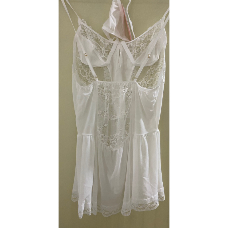 (VIDEO&ẢNH THẬT) Váyngủ lưới phối ren lụa vô cùng gợi cảm, quyến rũ TẶNG kèm quần chip – MSP: SP462 | BigBuy360 - bigbuy360.vn