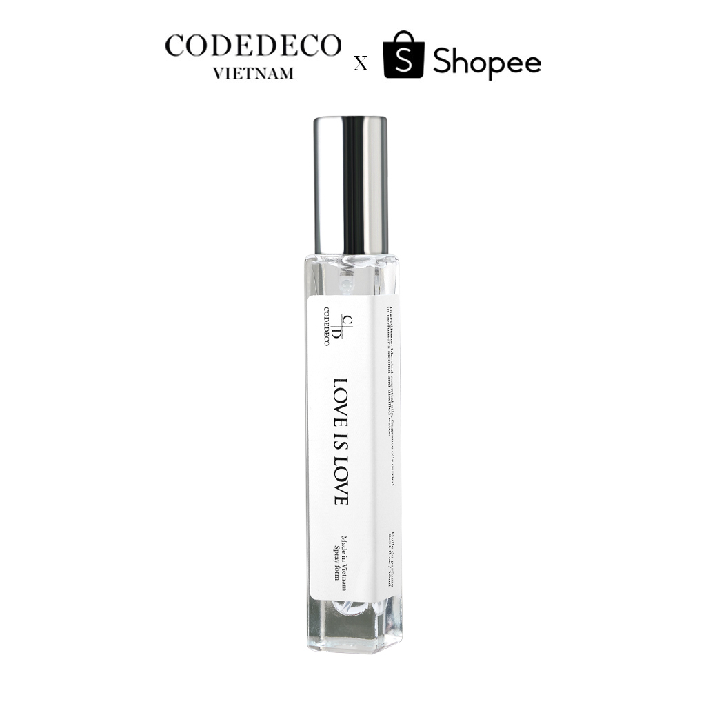 Tinh dầu thơm CODE DECO Love Is Love ấm áp, độc đáo - 10ml