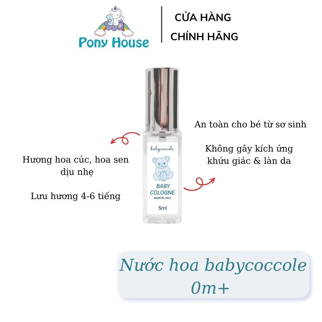 Nước Hoa Cho Bé Babycoccole Chiết Xuất Hoa Sen An Toàn Cho Bé Từ Sơ SInh 0M+ Lọ 5ML