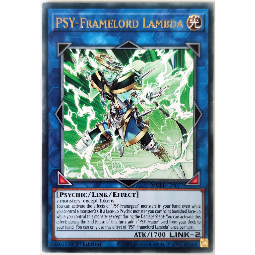 [Thẻ Yugioh] PSY-Framelord Lambda |EN| Gold-Letter Rare