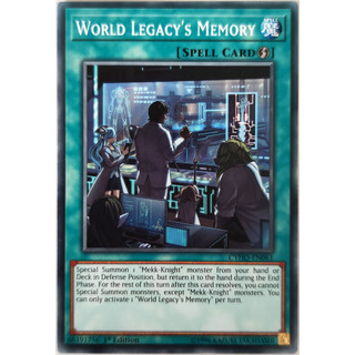 [Thẻ Yugioh] World Legacy's Memory |EN| Common
