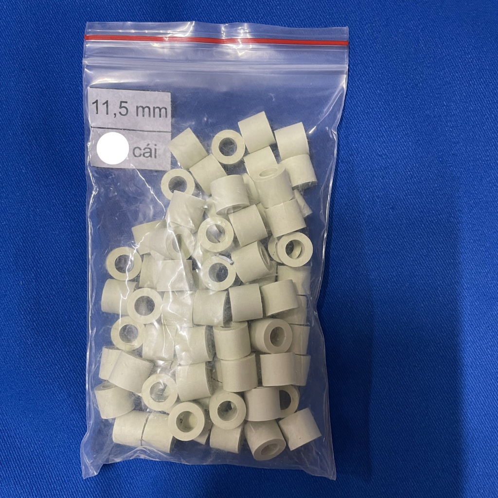 Bộ 10 cái Phíp Sừng Cơ Bida nhựa tổng hợp màu trắng.