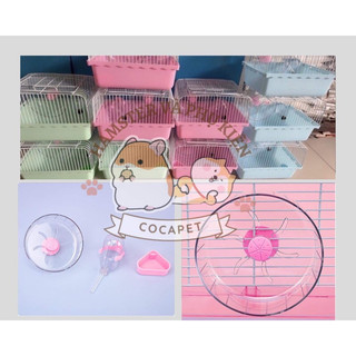 (Bán buôn ) Lồng hamster mini full phụ kiện như ảnh