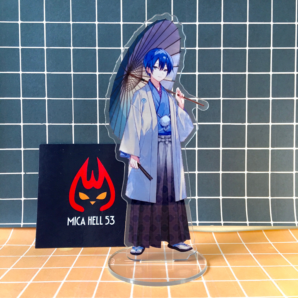 Standee Mica 15cm Tượng Mica Hatsune Miku Vocaloid Standee Acrylic Anime Manga Vocaloid Kimono SD5