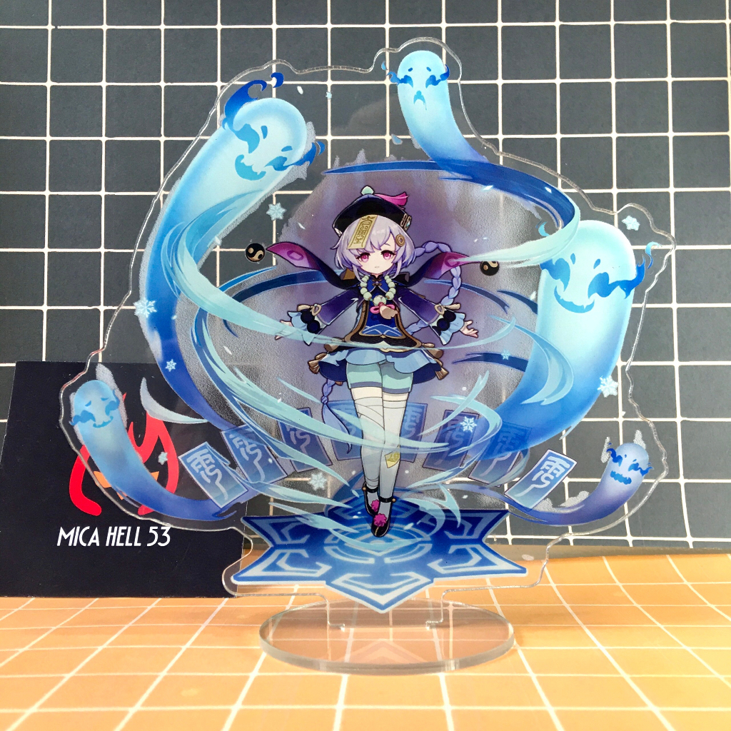 Standee mica 15cm Tượng Mica Genshin Impact Standee Acrylic Anime Manga Game Genshin Impact Set Hiệu Ứng SD11
