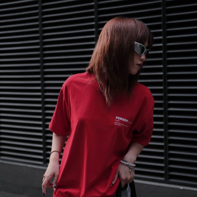 Áo thun Unisex tay lỡ cotton local brand HIDANZ - Person