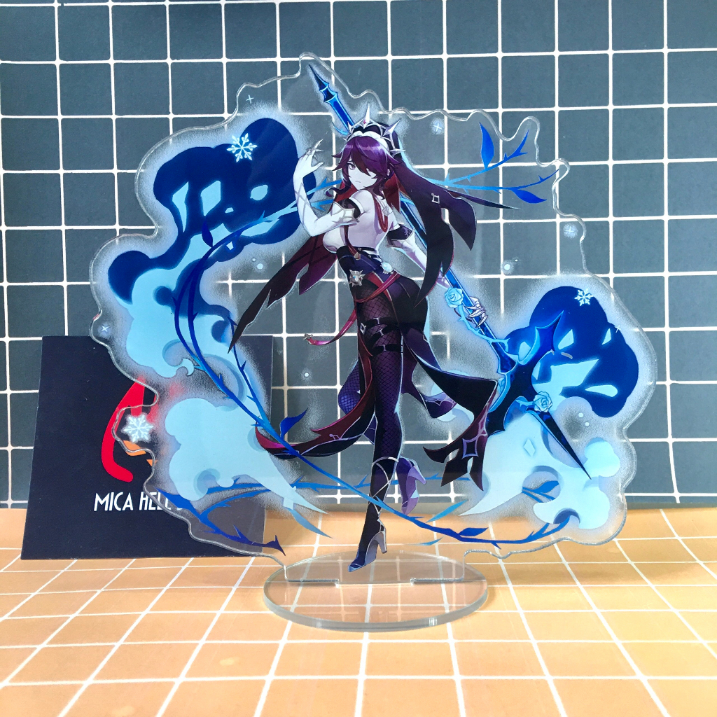 Standee mica 15cm Tượng Mica Genshin Impact Standee Acrylic Anime Manga Game Genshin Impact Set Hiệu Ứng SD11