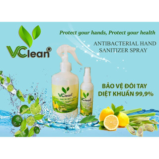 Cồn 70 độ, Dung Dịch Rửa Tay Kháng Khuẩn VCLEAN 6 Mùi Hương Cực Thơm Chai