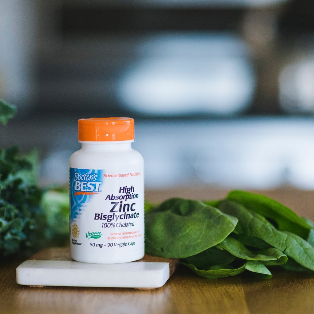 Doctor Best Viên Uống bổ sung Zinc Bisglycinate 90 viên