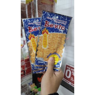 Gói bento mực cay xanh Thái Lan , snack bento ăn vặt xanh