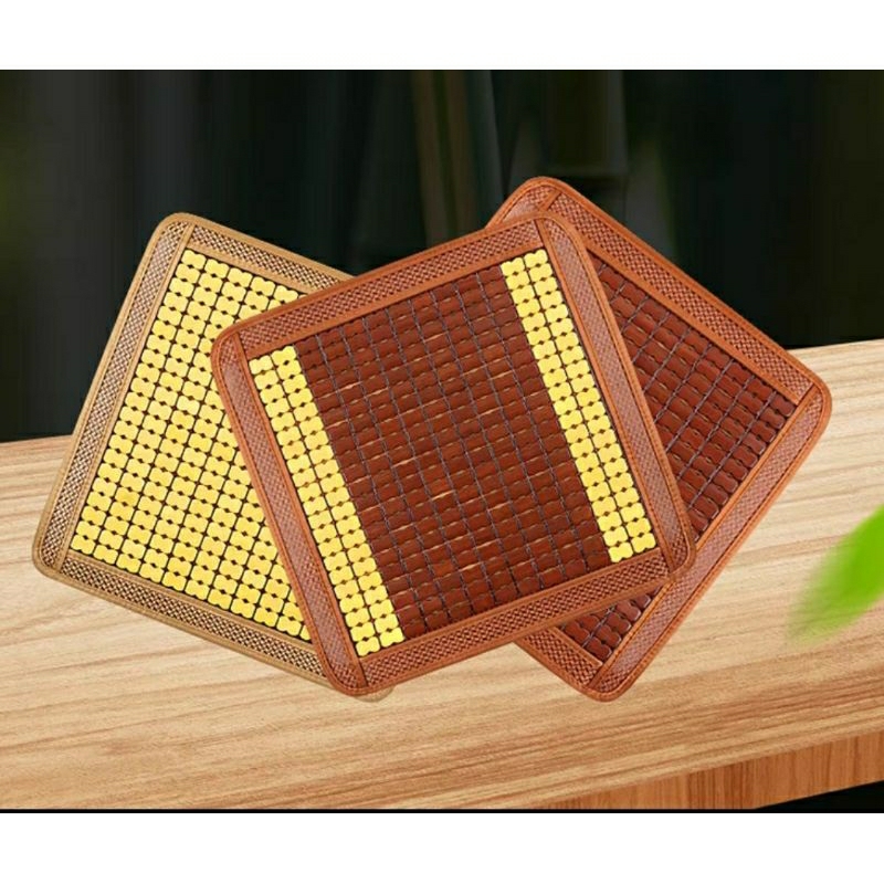 Miếng Lót Ghế Trúc Cao Cấp Cho Ô Tô, Ghế Văn Phòng