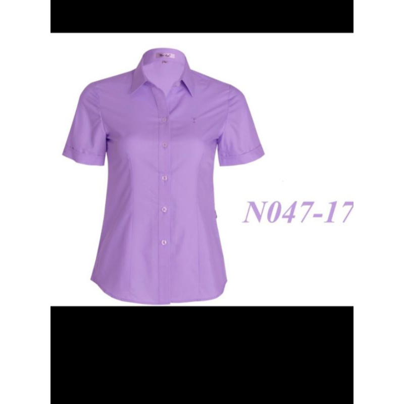 Áo sơ mi nữ Thái Hòa màu tím Lavender