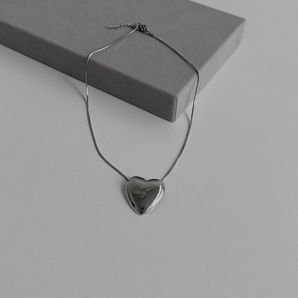 Dây chuyền basic mặt trái tim lớn N216 Choker Club