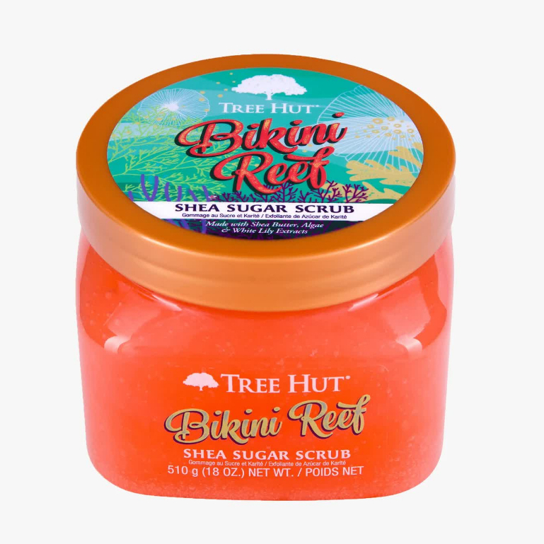 Tẩy tế bào chết cơ thể Tree Hut Bikini Reef Shea Sugar Scrub 510gr